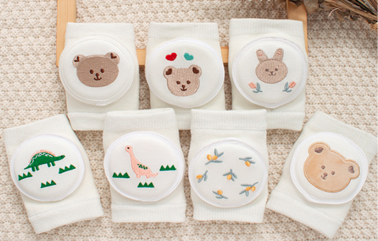 TinySteps — Embroidered Baby Crawler Knee Guards